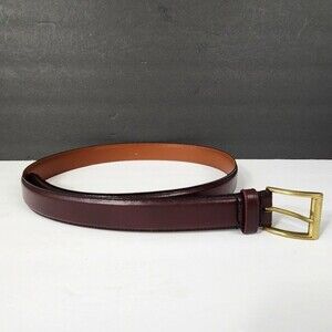 Canterbury Glazed Cowhide Men's Dark Brown Belt Size 36 and 1" wide